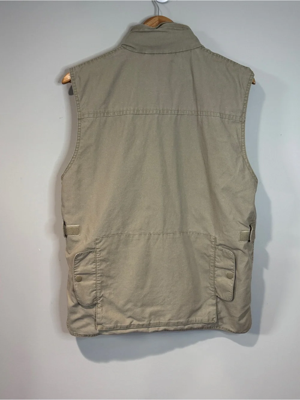 Banana Republic Vintage Mill Valley Khaki Vest Utility Photographer Journalist M